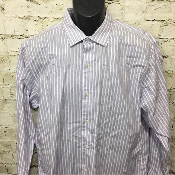 5/$20 Marc Anthony Purple Slim Fit Button Down - Picture 2 of 4